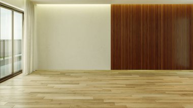 Büyük lüks, modern, parlak iç mekan. Oturma odası tasviri 3D canlandırma.