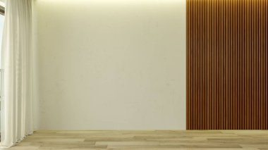 Büyük lüks, modern, parlak iç mekan. Oturma odası tasviri 3D canlandırma.