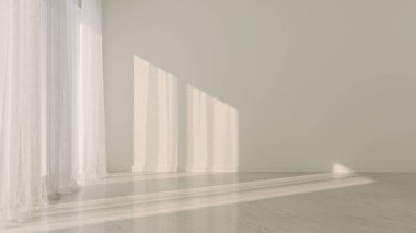 Büyük lüks, modern, parlak iç mekan. Oturma odası tasviri 3D canlandırma.