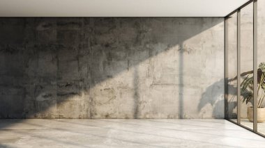 Boş oda. Büyük lüks, modern, parlak iç mekan. Oturma odası alay ediyor.