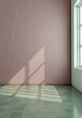 Büyük lüks, modern, parlak iç mekânlar oturma odasının maketi, resimli resimler.