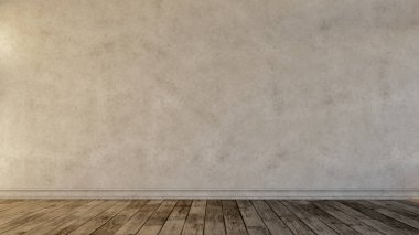 Büyük lüks, modern, parlak iç mekan. Oturma odası tasviri 3D canlandırma.