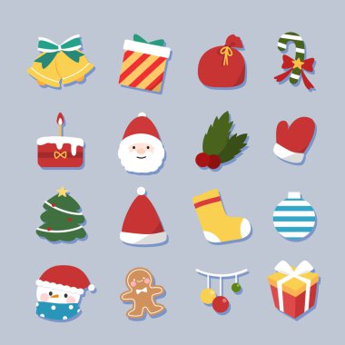 Noel Etiketi Nesne Katmanı Koleksiyonu 