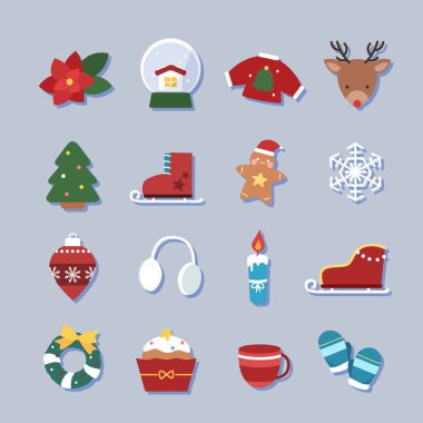 Noel Etiketi Nesne Katmanı Koleksiyonu 