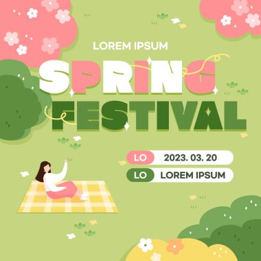 Spring Event Banner Template