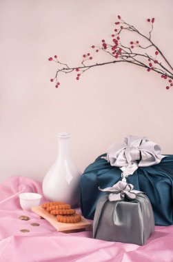 Tatil Chuseok hediye konsepti fotoğrafı 