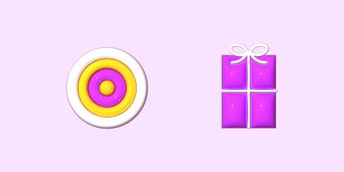 3B basit stereoskopik simge