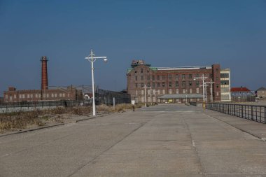 Rockaway, Queens 'teki Terk Edilmiş Neponsit Plajı Tüberküloz Hastanesi.