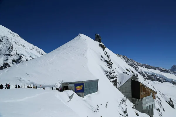Jungfraujoch Switzerland May 2017 Plateau 3475 Metres Sea Level Jungfraujoch — 图库照片