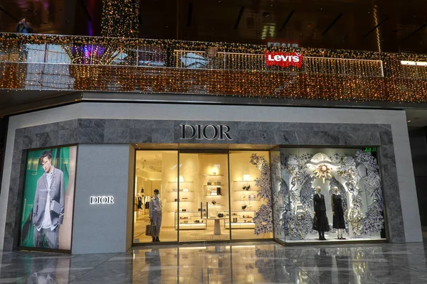 New York November 2022 Dior Store Shops Hudson Yards Shopping — Stock Photo, Image