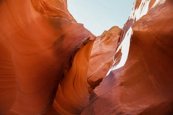 Dolna Antelope Canyon Arizonie Stany Zjednoczone Znajduje Się Ziemi Navajo — Zdjęcie stockowe