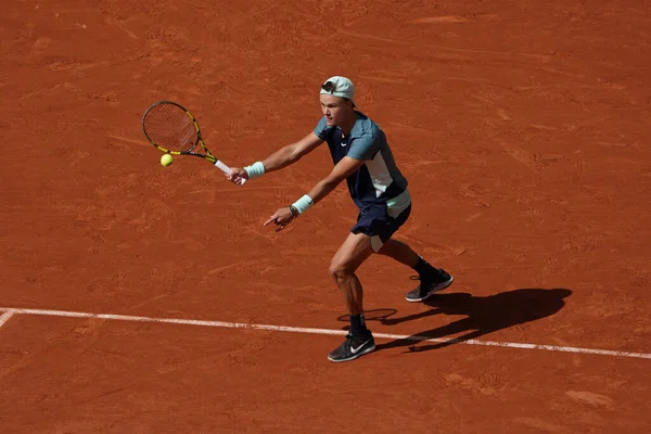 Paris France May 2022 Professional Tennis Player Holger Rune Denmark — Stok fotoğraf