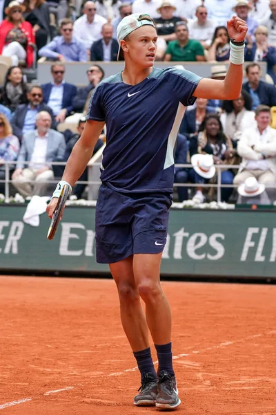 Paris France May 2022 Professional Tennis Player Holger Rune Denmark — 스톡 사진