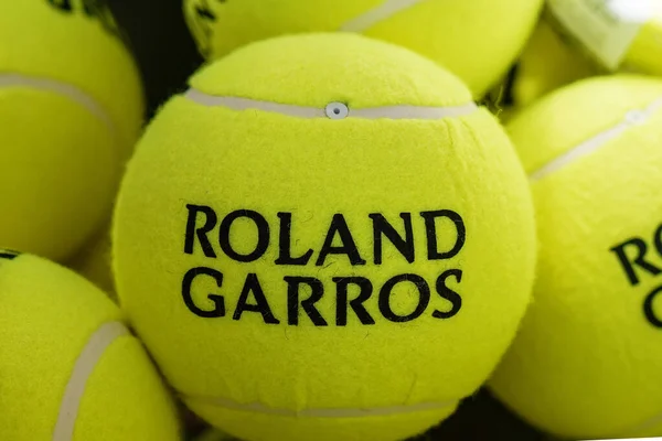 Paris França Maio 2022 Roland Garros Bola Tênis Lembrança 2022 — Fotografia de Stock