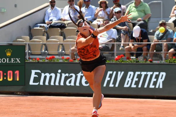 Parijs Frankrijk Juni 2023 Professionele Tennisser Karolina Muchova Uit Tsjechië — Stockfoto