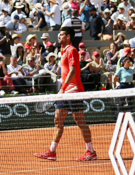 Parigi Francia Maggio 2023 Giocatore Professionista Tennis Novak Djokovic Serbia — Foto Stock