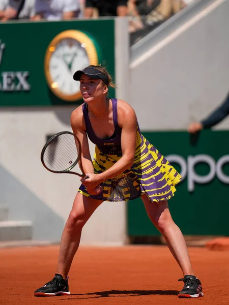 París Francia Mayo 2023 Tenista Profesional Elina Svitolina Ucrania Acción — Foto de Stock