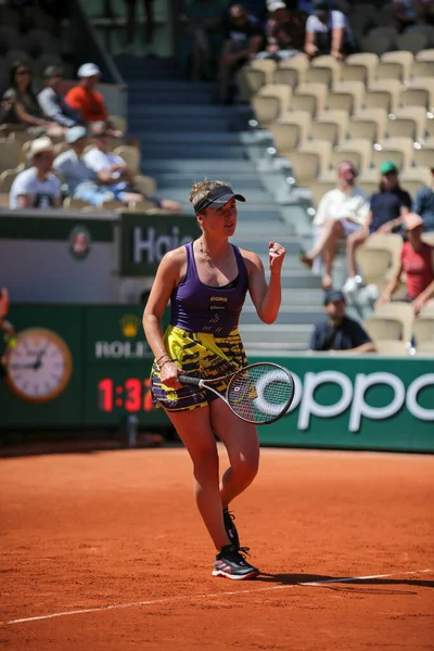 Paris Frankrike Maj 2023 Professionell Tennisspelare Elina Svitolina Ukraina Aktion — Stockfoto