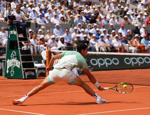 Paris France June 2023 Professional Tennis Player Carlos Alkaraz Spain — Stock Photo, Image