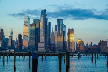 Manhattan 'ın göbeğinden New Jersey Rıhtımı manzarası