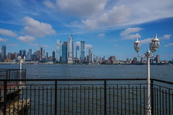 Midtown Manhattan Skyline Vue Front Mer New Jersey — Photo