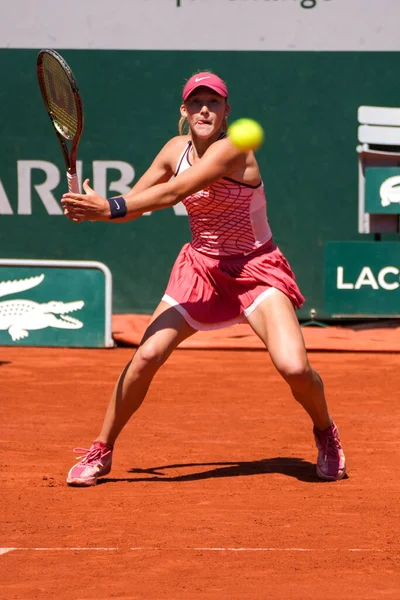 Parigi Francia Giugno 2023 Tennista Professionista Mirra Andreeva Russia Azione — Foto Stock