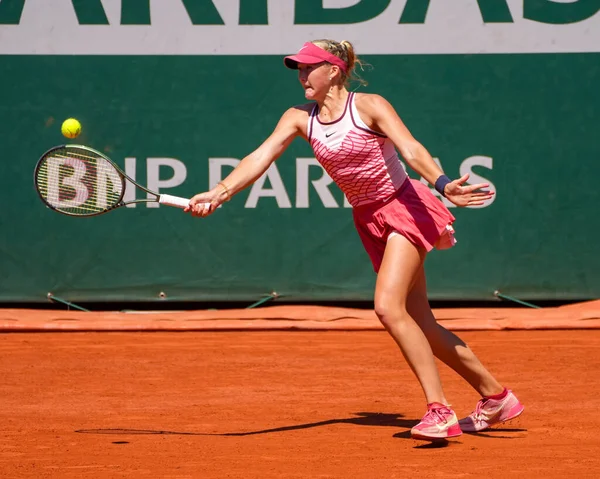 Parigi Francia Giugno 2023 Tennista Professionista Mirra Andreeva Russia Azione — Foto Stock