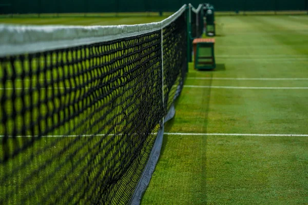 Ein Rasen Tennisplatz Country Club — Stockfoto