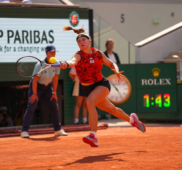 París Francia Junio 2023 Tenista Profesional Karolina Muchova República Checa — Foto de Stock