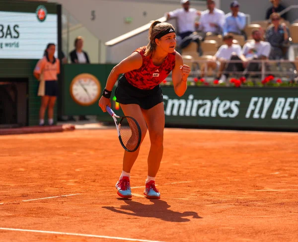 Parigi Francia Giugno 2023 Tennista Professionista Karolina Muchova Della Repubblica — Foto Stock