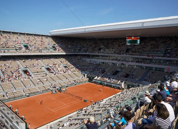 Parijs Frankrijk Juni 2023 Court Philippe Chatrier Stade Roland Garros — Stockfoto