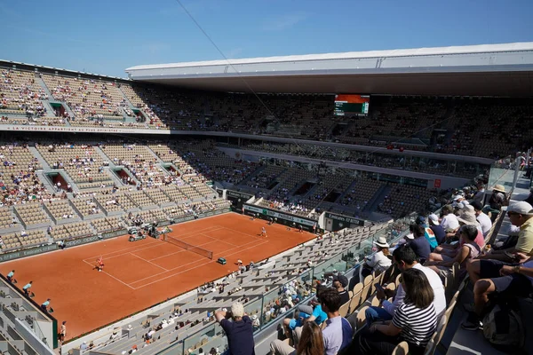 Parijs Frankrijk Juni 2023 Court Philippe Chatrier Stade Roland Garros — Stockfoto