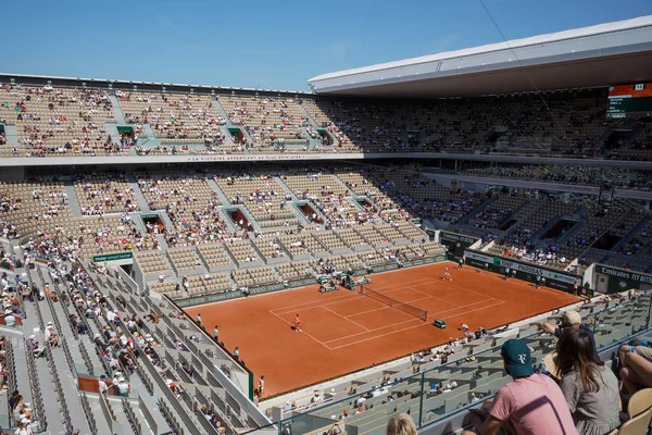 Paříž Francie Června 2023 Court Philippe Chatrier Stade Roland Garros — Stock fotografie