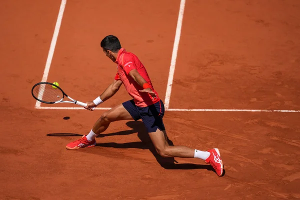 프랑스 2023년 세르비아의 테니스 조코비치 Novak Djokovic 프랑스 파리에서 2023 — 스톡 사진