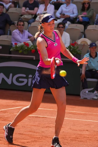 Paris Frankrike Maj 2023 Professionell Tennisspelare Elena Rybakina Kazakstan Aktion — Stockfoto