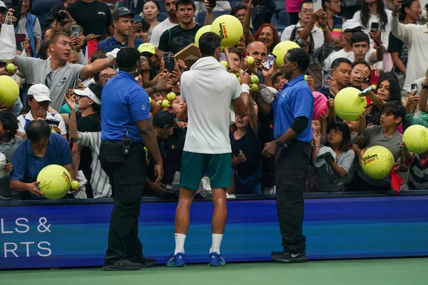 Nueva York Agosto 2023 Novak Djokovic Campeón Grand Slam Serbia — Foto de Stock