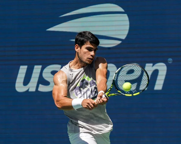 New York August 2023 Professional Tennis Player Carlos Alcaraz Spain — Stock Photo, Image