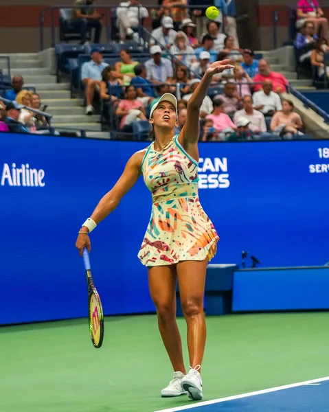 New York September 2023 Professionele Tennisser Madison Keys Actie Tijdens — Stockfoto