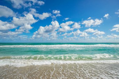 Güney Florida 'da Atlantik Okyanusu Sahili
