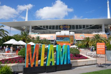 MIAMI GARDENS, FLORIDA - 30 Mart 2023: Miami Açık, Miami Gardens, Florida