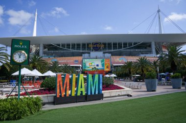 MIAMI GARDENS, FLORIDA - 30 Mart 2023: Miami Açık, Miami Gardens, Florida