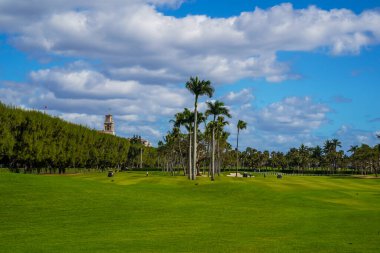 PALM BEACH, FLORIDA - 16 Kasım 2024: The Breakers, Palm Beach, Florida 'daki Okyanus Golf Sahası