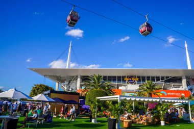 MIAMI GARDENS, FLORIDA - 29 Mart 2024: Miami Gardens, Florida 'da 2024 Miami Açık