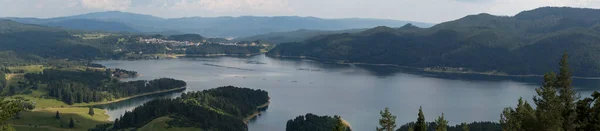 Schöne Aussicht Vom Stausee Dospat Bulgarien — Stockfoto