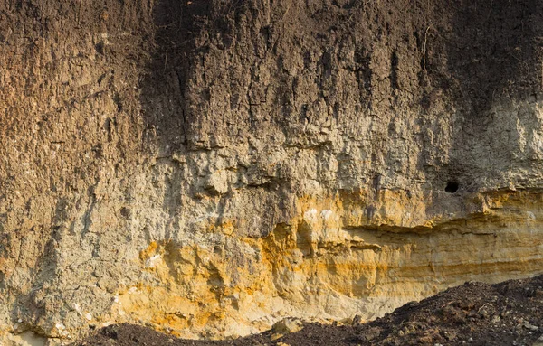Sedimentgesteine Mit Hohem Eisenoxidgehalt Rote Erde Lehm Die Beschaffenheit Des — Stockfoto