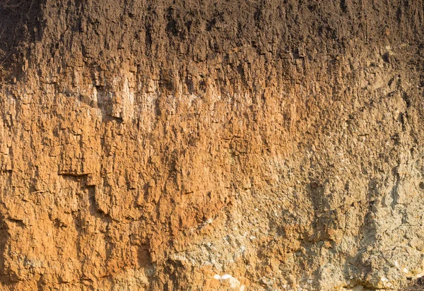 Sedimentgesteine Mit Hohem Eisenoxidgehalt Rote Erde Lehm Die Beschaffenheit Des — Stockfoto