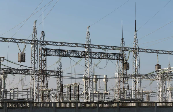 Elektrizitätswerke Und Umspannwerke Moldawien Elektrische Netze Der Udssr lizenzfreie Stockbilder