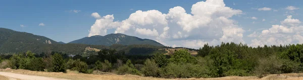 Panoramatický Terén Jižní Evropy Krajina Bulharska Pohoří Pole Flóra — Stock fotografie
