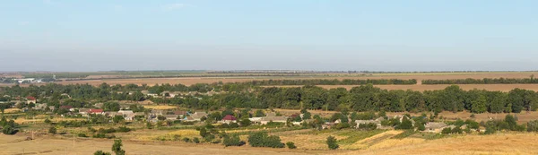 Moldova Nın Kuzey Bölgelerinin Manzaraları Doğalı Bir Pastoral Manzara Moldova — Stok fotoğraf
