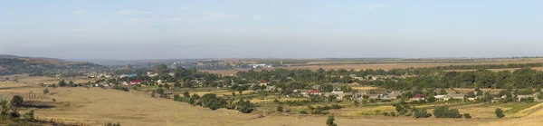 Landschappen Van Noordelijke Regio Van Moldavië Een Pastoraal Panorama Met — Stockfoto